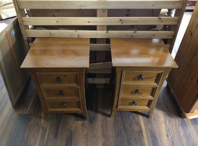 Bed Side Lockers Pair