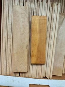 30 Vintage Raw Unused Maple Wood Blocks for Floor Repair or Craft Blanks.