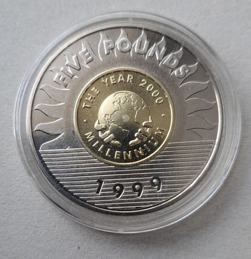 Guernsey 5 Pound Coin 1999