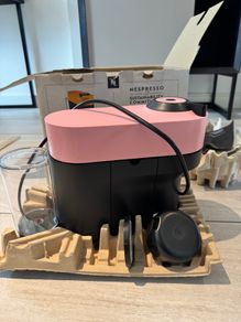 Brand New Pink Nespresso Machine DeLonghi  Unused, Box Slightly Damaged
