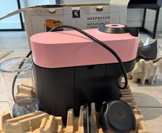 Brand New Pink Nespresso Machine DeLonghi  Unused, Box Slightly Damaged