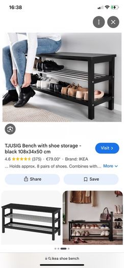 IKEA Shoe Storage Bench