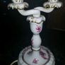 Fine antique HEREND lamp Image 5
