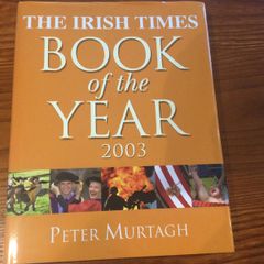 Irish Times Book of the year 2003