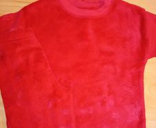 Super Soft Red Fleece Pyjamas Age 3-4yrs
