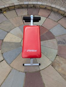 Adjustable sit-up / abdominal exercise bench - basic home workouts and core training