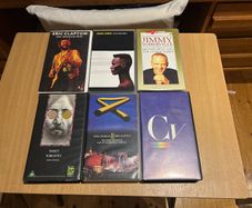 Selection of Music VHS tapes for Sale