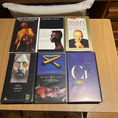 Selection of Music VHS tapes for Sale