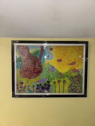 Modern Art high quality archival Giclee print "The Cats Back"
