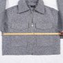 Zara Grey Textured Cropped Zip Up Jacket Size S Image 8