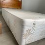 Single Wooden Bed Frame with Divan Base anud Mattress Image 4