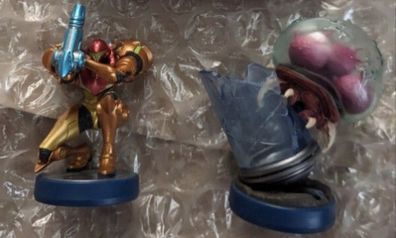 Amiibo Samus Aran Metroid bundle
