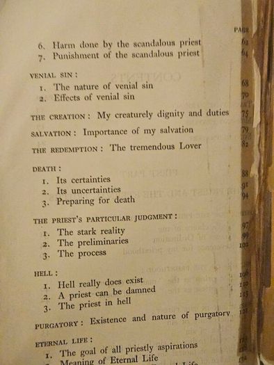 The Priest At Prayer. By E. Escribano. C. M. 1958 Leather Covered Hardback In Poor Condition.  See Photos For Same.