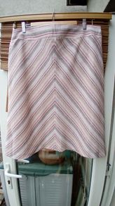 Retro Chevron Stripe Skirt