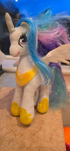 Duo of TY Beanie Babies Pinkie Pie and Princess Celestia Plush MLP G4 My Little Pony  2017