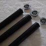 Furniture Legs Set of 3 Mid-Century Black Lacquer Image 5