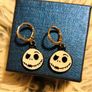 Jack Skellington Gothic Clip-On Earrings Nightmare Before Christmas Inspired Image 4