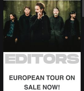 Editors tickets x2 - Warsaw