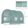 NEW SALE | Polytunnel Greenhouse Reinforced Walk in, Steel Frame, PE, 4 Mesh Windows 2.5x2 m Image 3