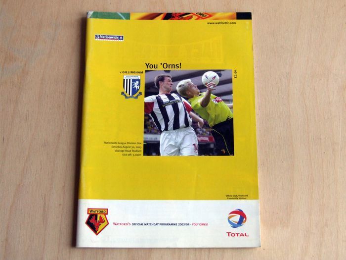Watford Football Club programmes