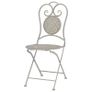 3 Piece Bistro Set Steel Grey Image 9