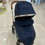 Navy egg carrycot and also Converts to a tandem pushchair Image 3