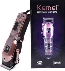 Brown Kemei Km-2625 Hair Clipper, For Professional