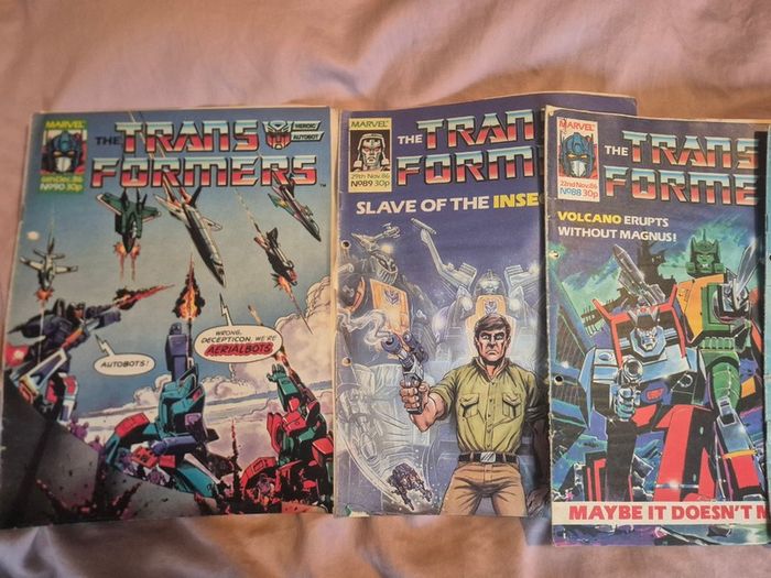 Vintage Marvel UK Transformers Comics 1980s  115 plus Issues  Annuals and Specials  Job Lot