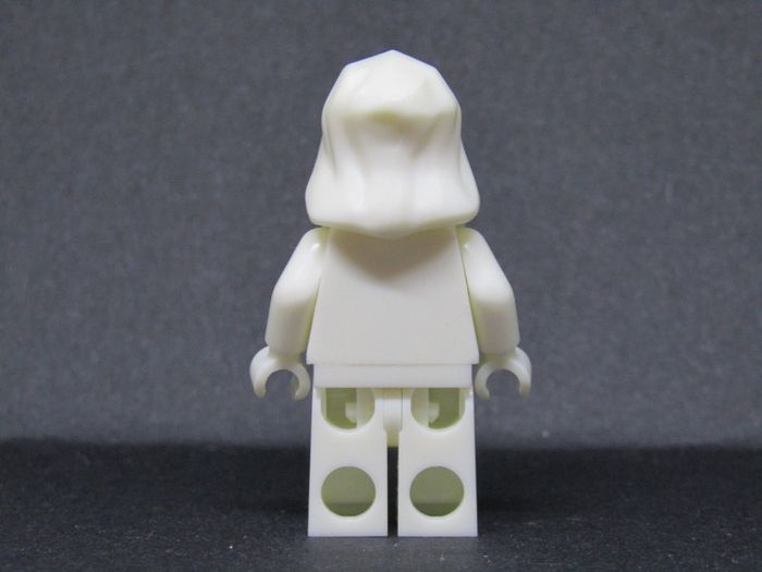 LEGO Hood Minifigure Unreleased Superheroes Prototype Glow In The Dark Colour Monochrome Minifigure Extremely Rare And Hard To Find