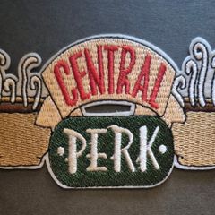 Friends, tv program. Central perk cafe, cloth patch.
