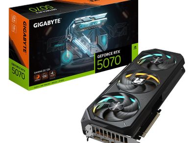 Gigabyte Geforce Rtx 5070 Gaming Oc 12g Graphics Card-12gb Gddr7, 192bit, Pci-e 5.0, 2625 Mhz Core Clock, 3 X Dp 2.1a, 1 X Hdmi 2.1b, Nvidia Dlss 4, Gv-n5070gaming Oc-12gd