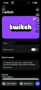 Twitch credit