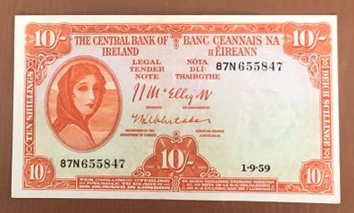 Ireland Ten Shilling Note