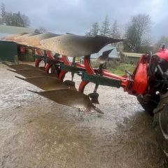 4 sod Reversible Kverneland  Plough 14 inch
