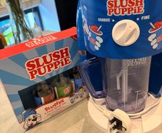 slush Puppie machine with syrup