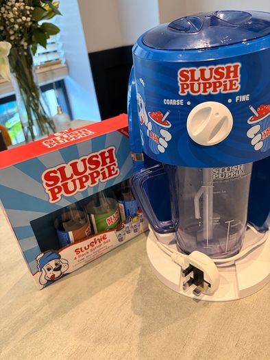 slush Puppie machine with syrup