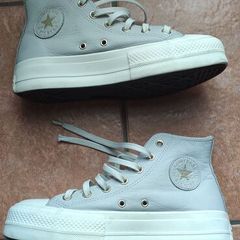 Women's Converse Chuck Taylor Lift Platform Leather High Tops  UK 6