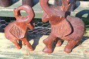 Hand carved Elephants