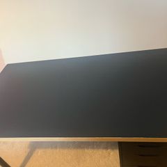IKEA desk and Alex drawers