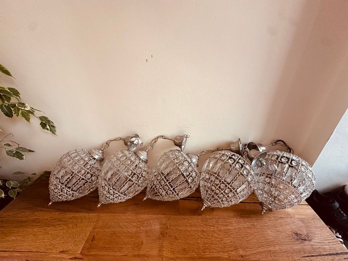John Lewis Ceiling Lights x5 in excellent condition