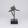 Great White Shark (32cm) - Patinated Bronze Image 3
