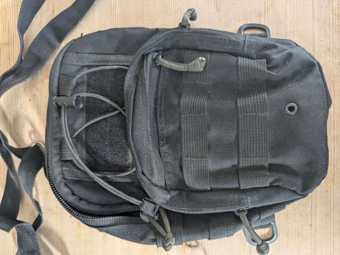 Black Utility Molle Bag