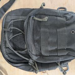 Black Utility Molle Bag