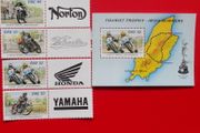 Ireland 1996.Irish Winners of Isle of Man Tourist Trophy.MNH.Stamp set and Miniature Sheet.
