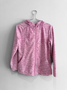 Pre Owned Dunnes Stores Performance Sport Pink Zip Hoodie