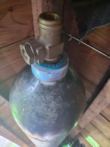 Welding gas bottles