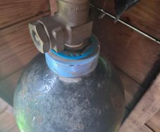Welding gas bottles BOC