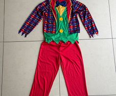 Brand New Scary Clown Dress up Costume