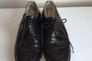 Mens Paulo Bellini Black all leather Formal lace up shoes size 8.5
