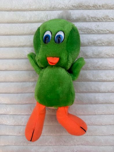 Vintage Playmakers Green Tweety Bird Plush approx. 22 cm. (without legs) Used Please see photos